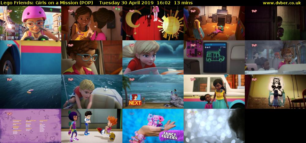 Lego Friends: Girls on a Mission (POP) Tuesday 30 April 2019 16:02 - 16:15