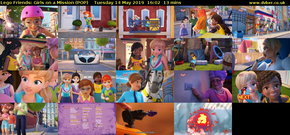 Lego Friends: Girls on a Mission (POP) Tuesday 14 May 2019 16:02 - 16:15
