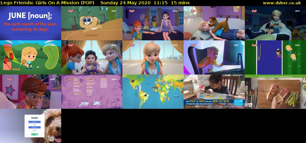 Lego Friends: Girls on a Mission (POP) Sunday 24 May 2020 11:15 - 11:30