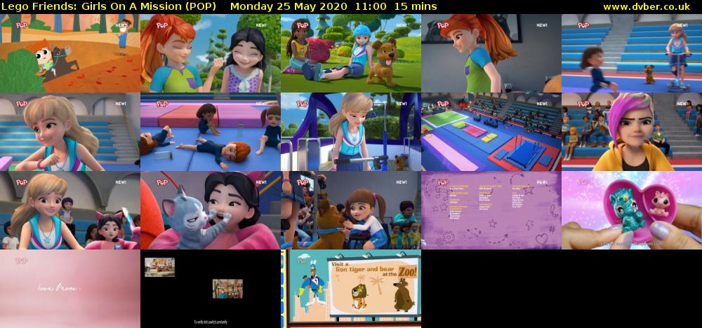 Lego Friends: Girls on a Mission (POP) Monday 25 May 2020 11:00 - 11:15