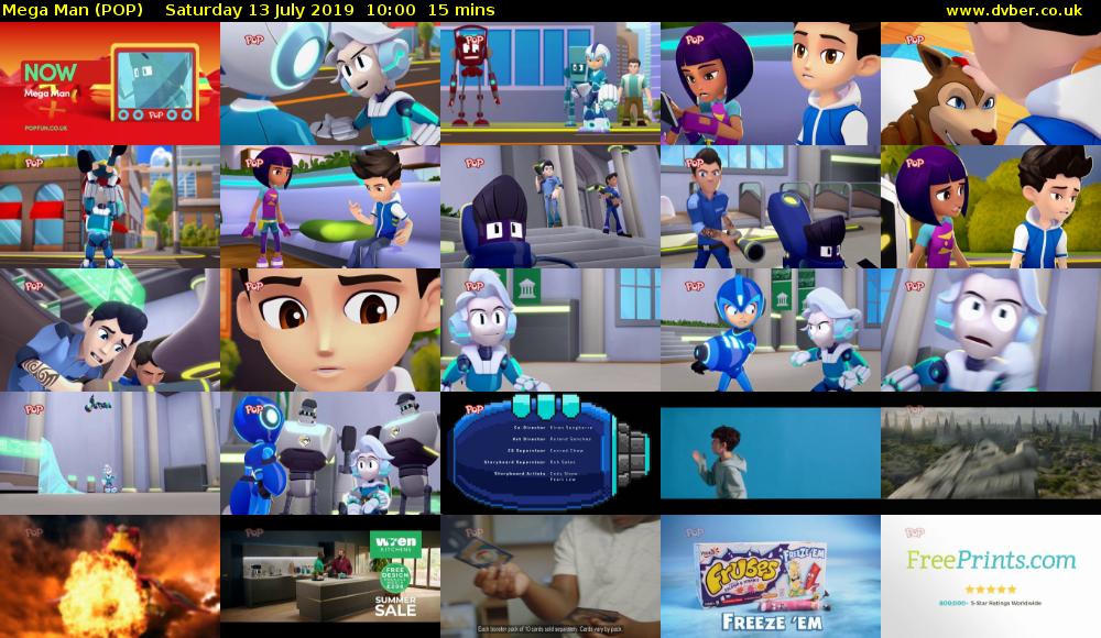 Mega Man (POP) Saturday 13 July 2019 10:00 - 10:15