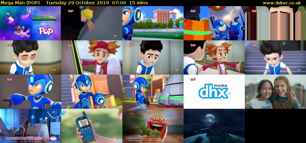 Mega Man (POP) Tuesday 29 October 2019 07:00 - 07:15