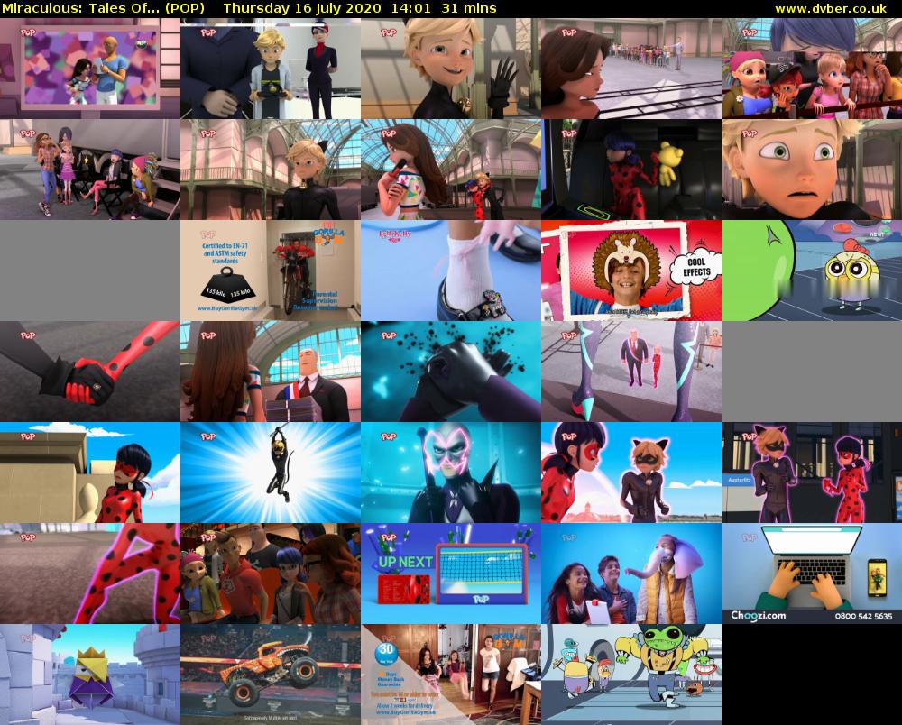 Miraculous: Tales Of... (POP) Thursday 16 July 2020 14:01 - 14:32
