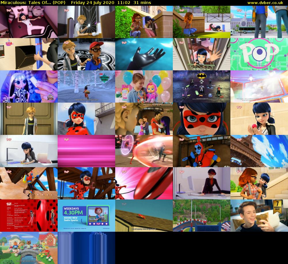 Miraculous: Tales Of... (POP) Friday 24 July 2020 11:02 - 11:33