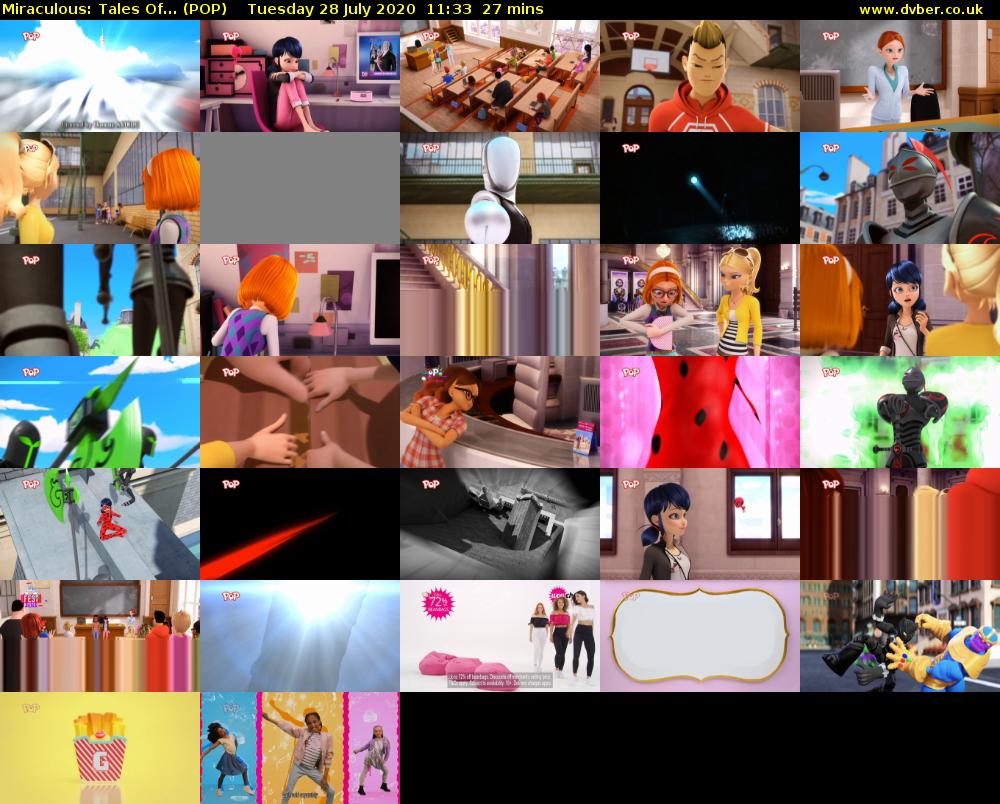 Miraculous: Tales Of... (POP) Tuesday 28 July 2020 11:33 - 12:00