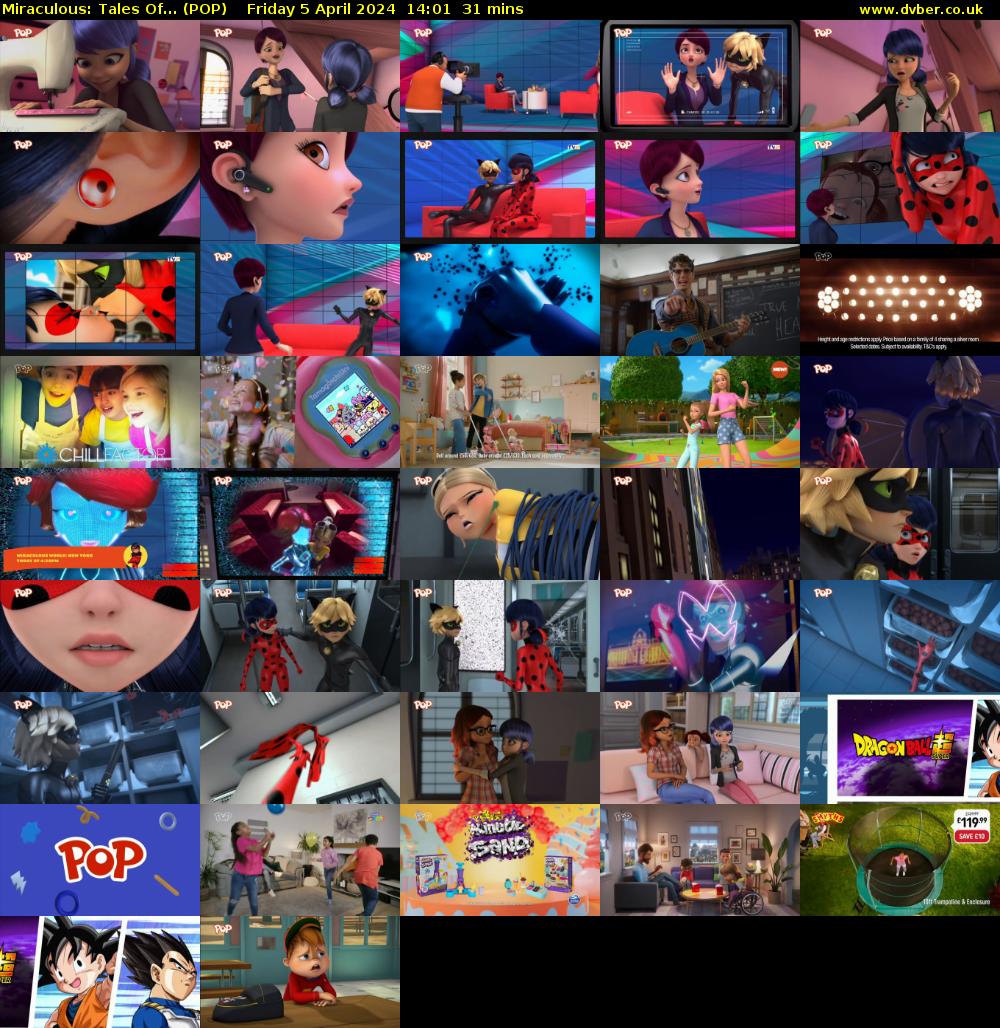 Miraculous: Tales Of... (POP) Friday 5 April 2024 14:01 - 14:32