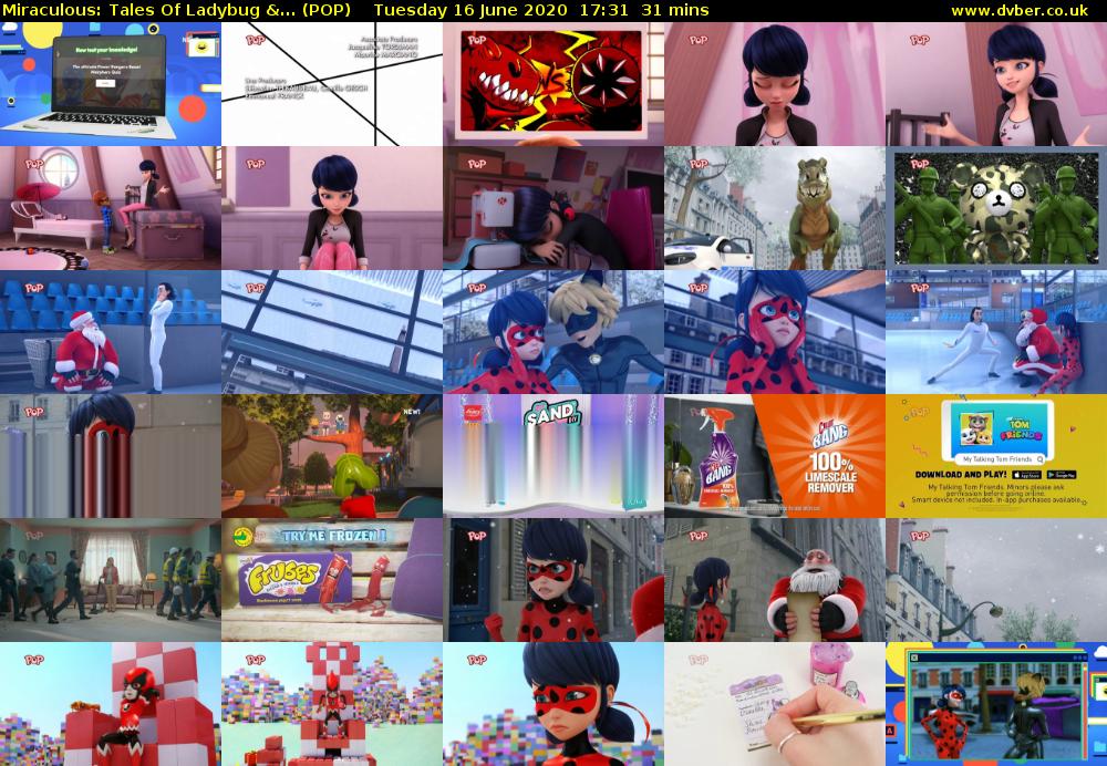 Miraculous: Tales Of Ladybug &... (POP) Tuesday 16 June 2020 17:31 - 18:02
