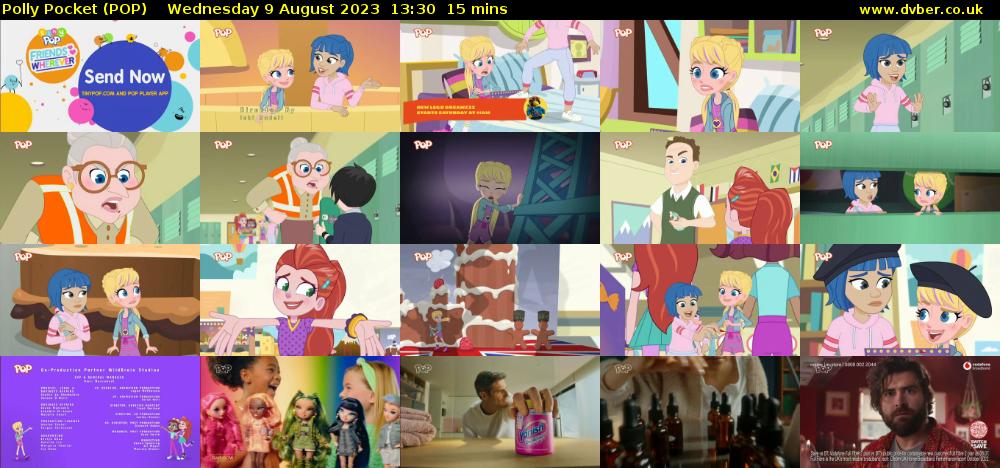 Polly Pocket (POP) Wednesday 9 August 2023 13:30 - 13:45