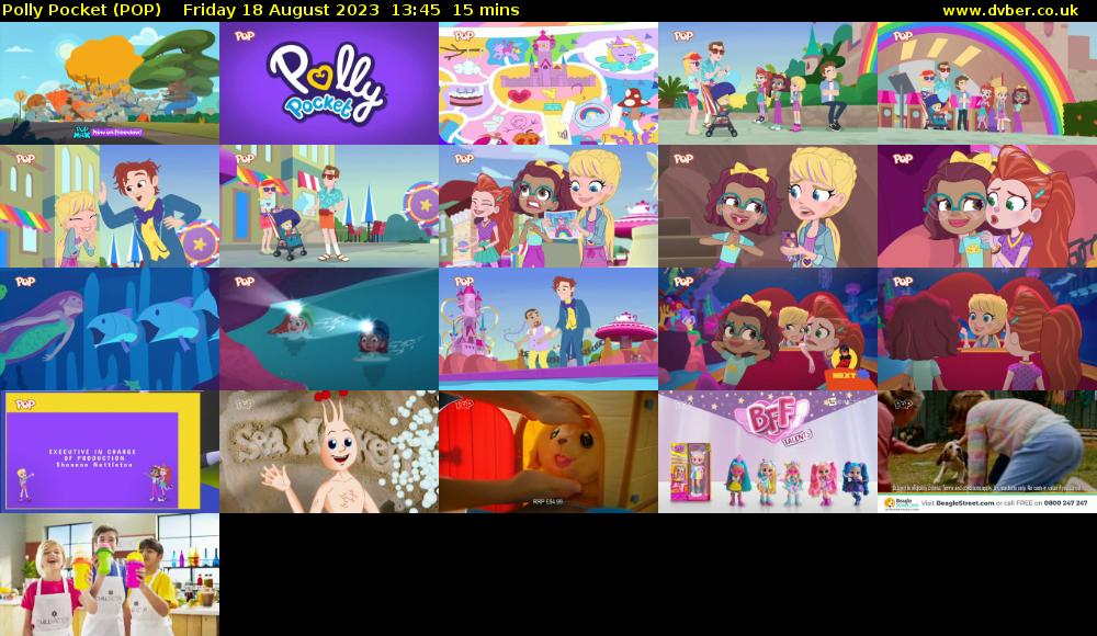 Polly Pocket (POP) Friday 18 August 2023 13:45 - 14:00