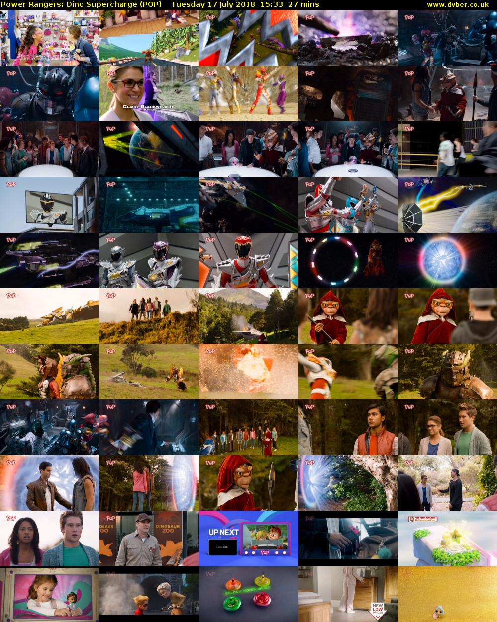 Power Rangers: Dino Supercharge (POP) Tuesday 17 July 2018 15:33 - 16:00