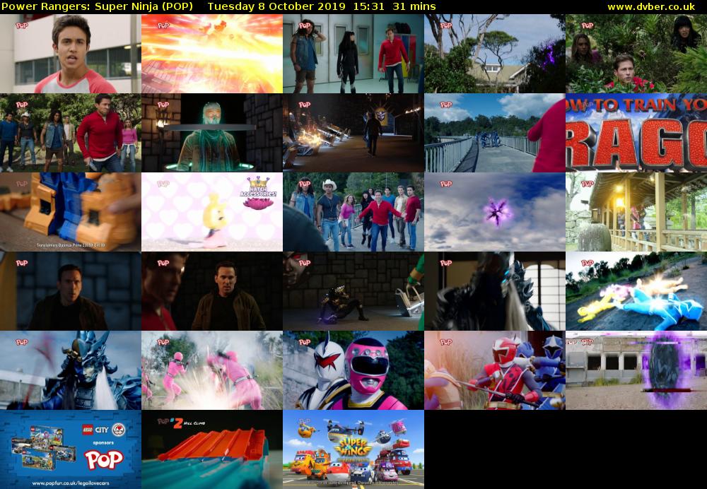 Power Rangers: Super Ninja (POP) Tuesday 8 October 2019 15:31 - 16:02