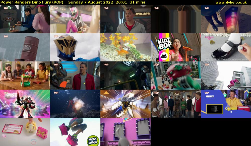 Power Rangers Dino Fury (POP) Sunday 7 August 2022 20:01 - 20:32
