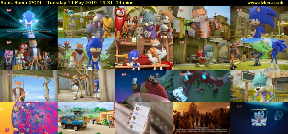 Sonic Boom (POP) Tuesday 14 May 2019 19:31 - 19:45