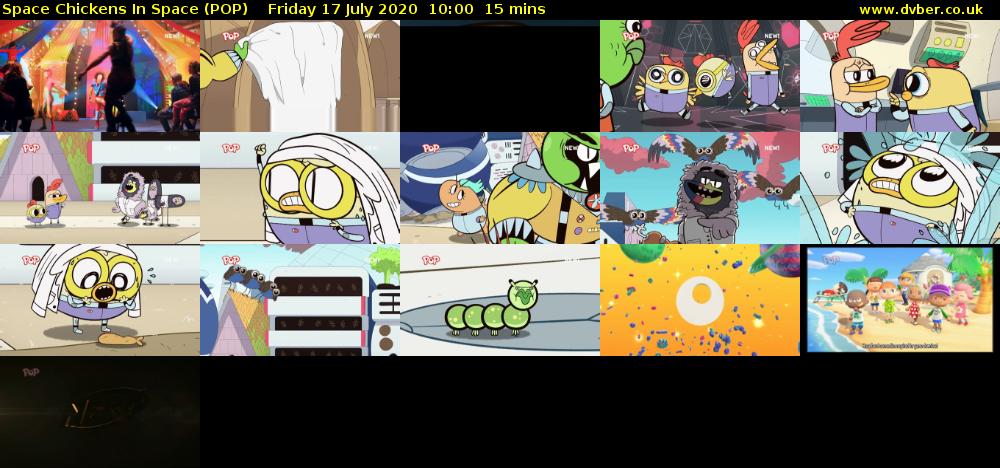 Space Chickens In Space (POP) Friday 17 July 2020 10:00 - 10:15
