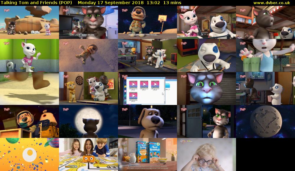 Talking Tom and Friends (POP) Monday 17 September 2018 13:02 - 13:15