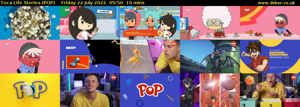 Toca Life Stories (POP) Friday 22 July 2022 05:50 - 06:00
