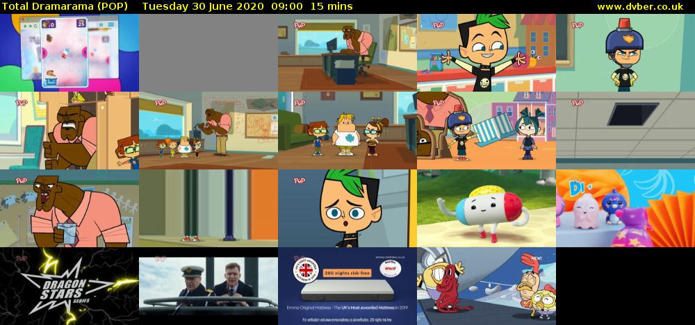 Total Dramarama (POP) Tuesday 30 June 2020 09:00 - 09:15