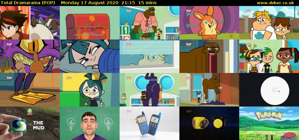 Total Dramarama (POP) Monday 17 August 2020 21:15 - 21:30