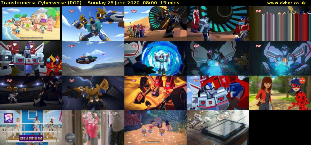 Transformers: Cyberverse (POP) Sunday 28 June 2020 08:00 - 08:15