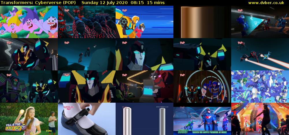 Transformers: Cyberverse (POP) Sunday 12 July 2020 08:15 - 08:30