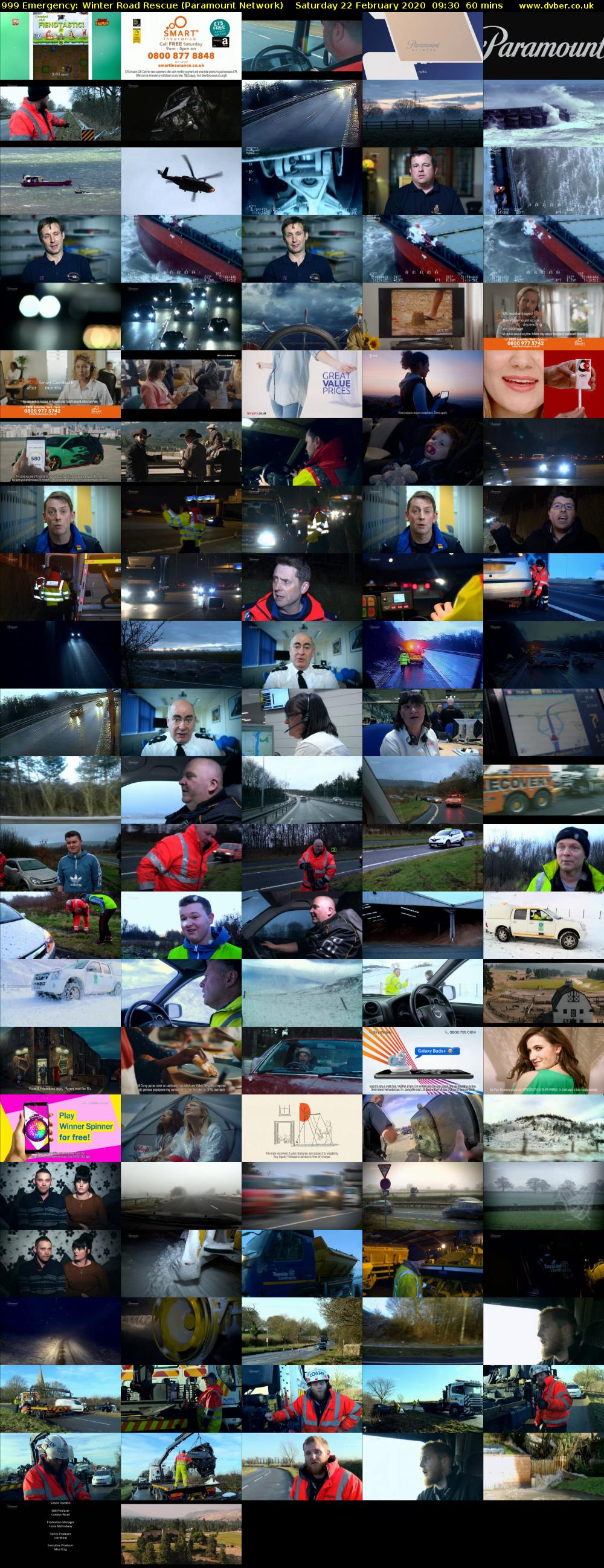 999 Emergency: Winter Road Rescue (Paramount Network) Saturday 22 February 2020 09:30 - 10:30