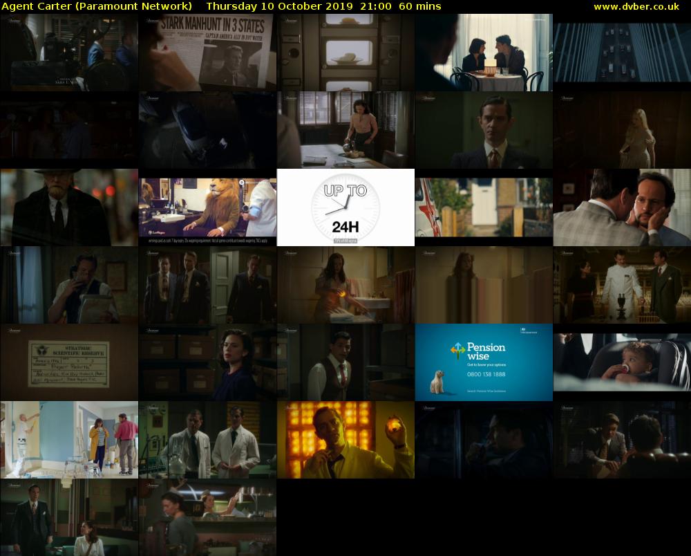 Agent Carter (Paramount Network) Thursday 10 October 2019 21:00 - 22:00