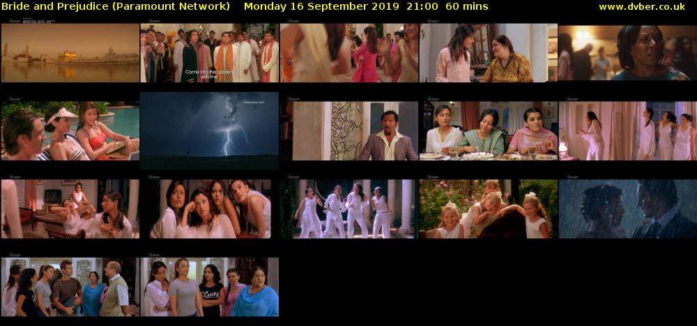 Bride and Prejudice (Paramount Network) Monday 16 September 2019 21:00 - 22:00