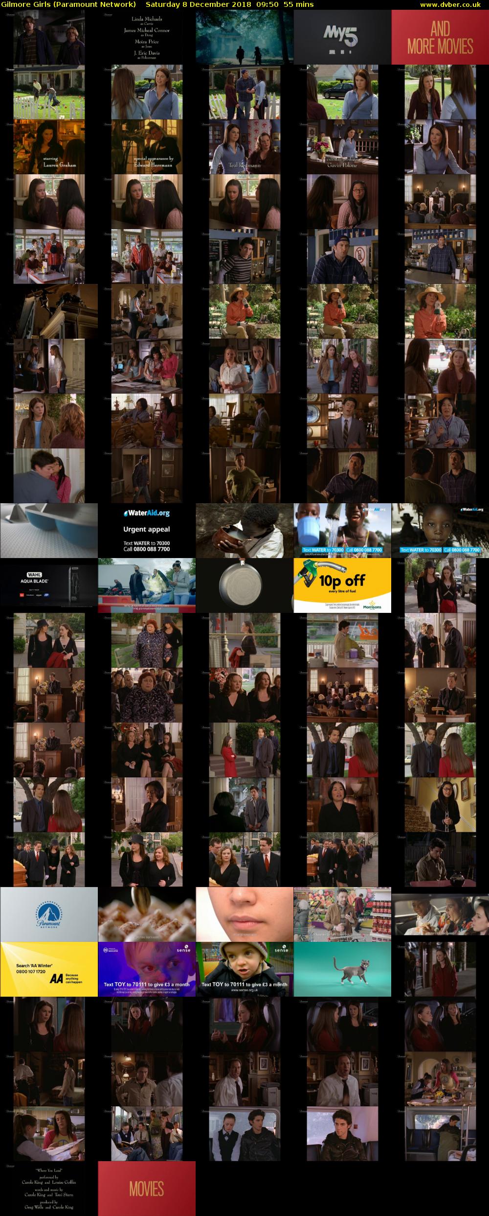 Gilmore Girls (Paramount Network) Saturday 8 December 2018 09:50 - 10:45