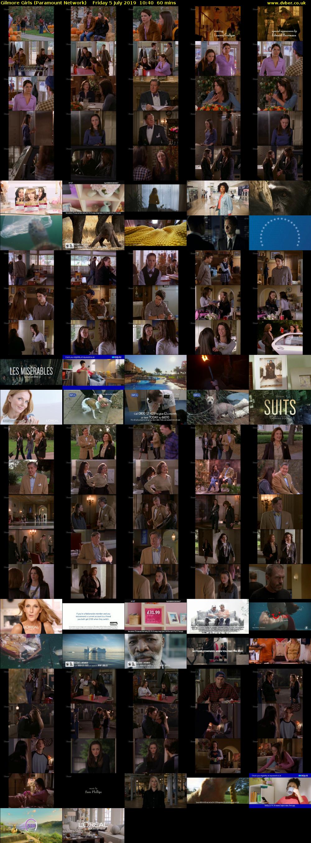 Gilmore Girls (Paramount Network) Friday 5 July 2019 10:40 - 11:40