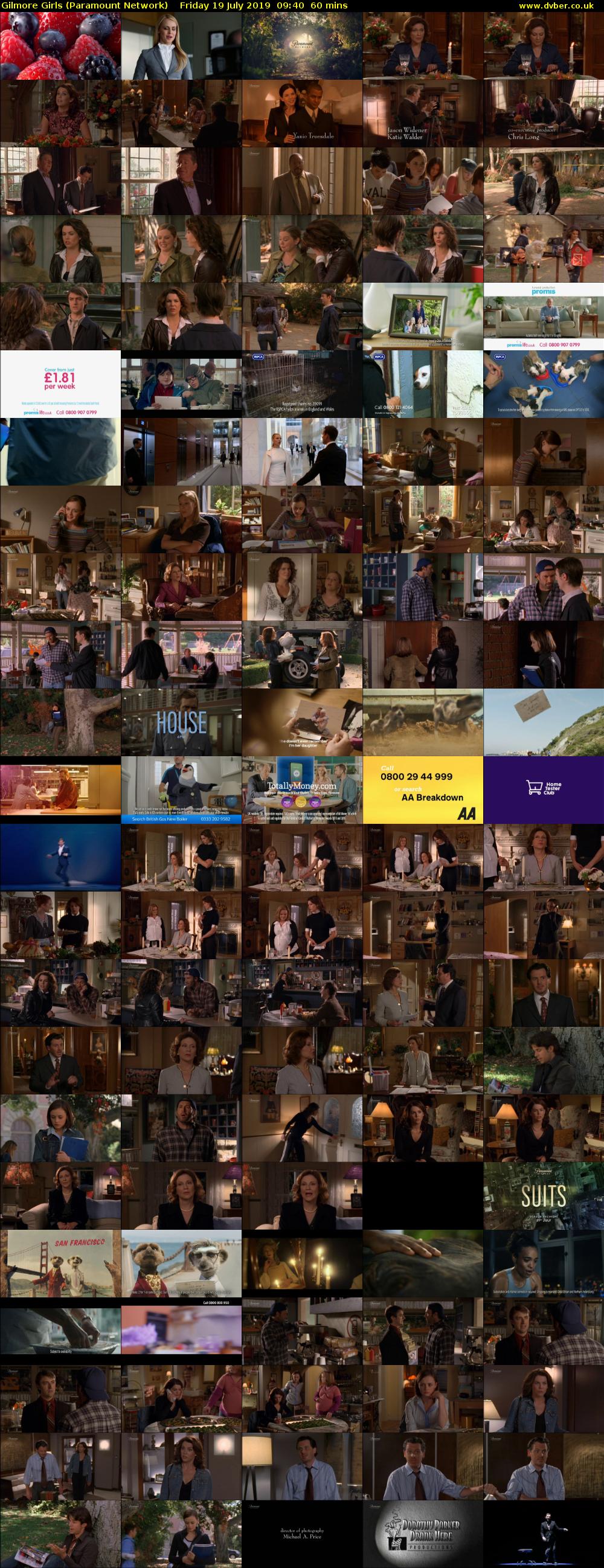 Gilmore Girls (Paramount Network) Friday 19 July 2019 09:40 - 10:40