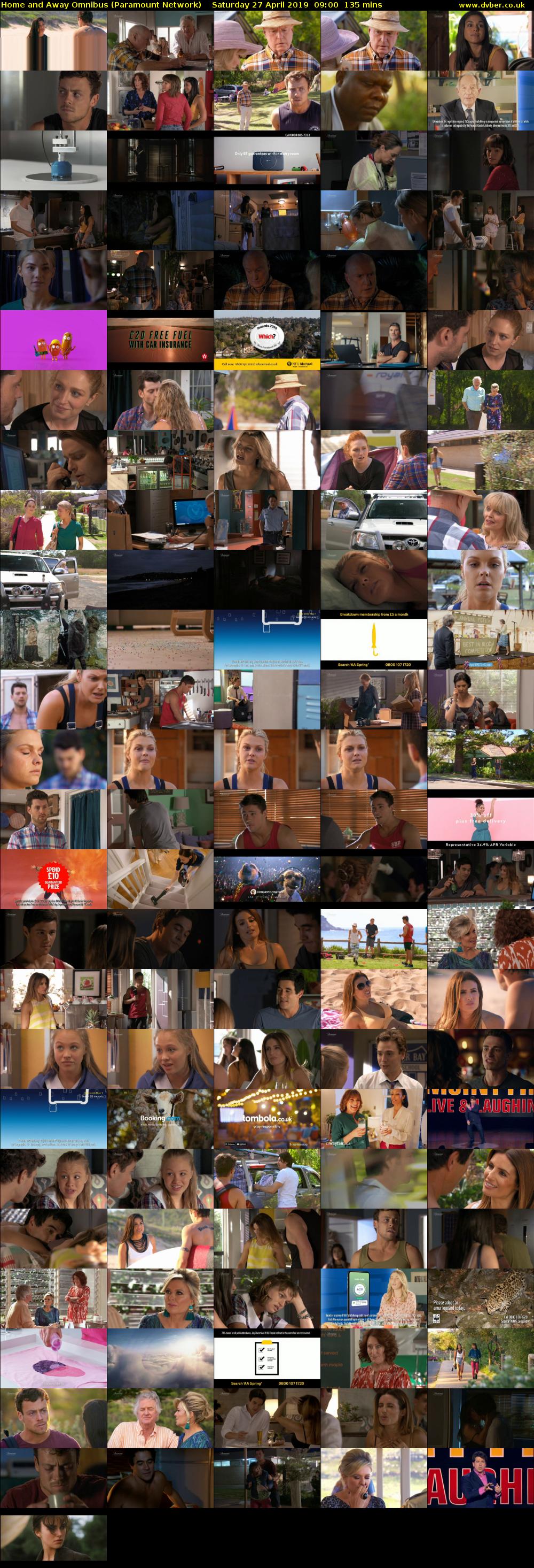 Home and Away Omnibus (Paramount Network) Saturday 27 April 2019 09:00 - 11:15