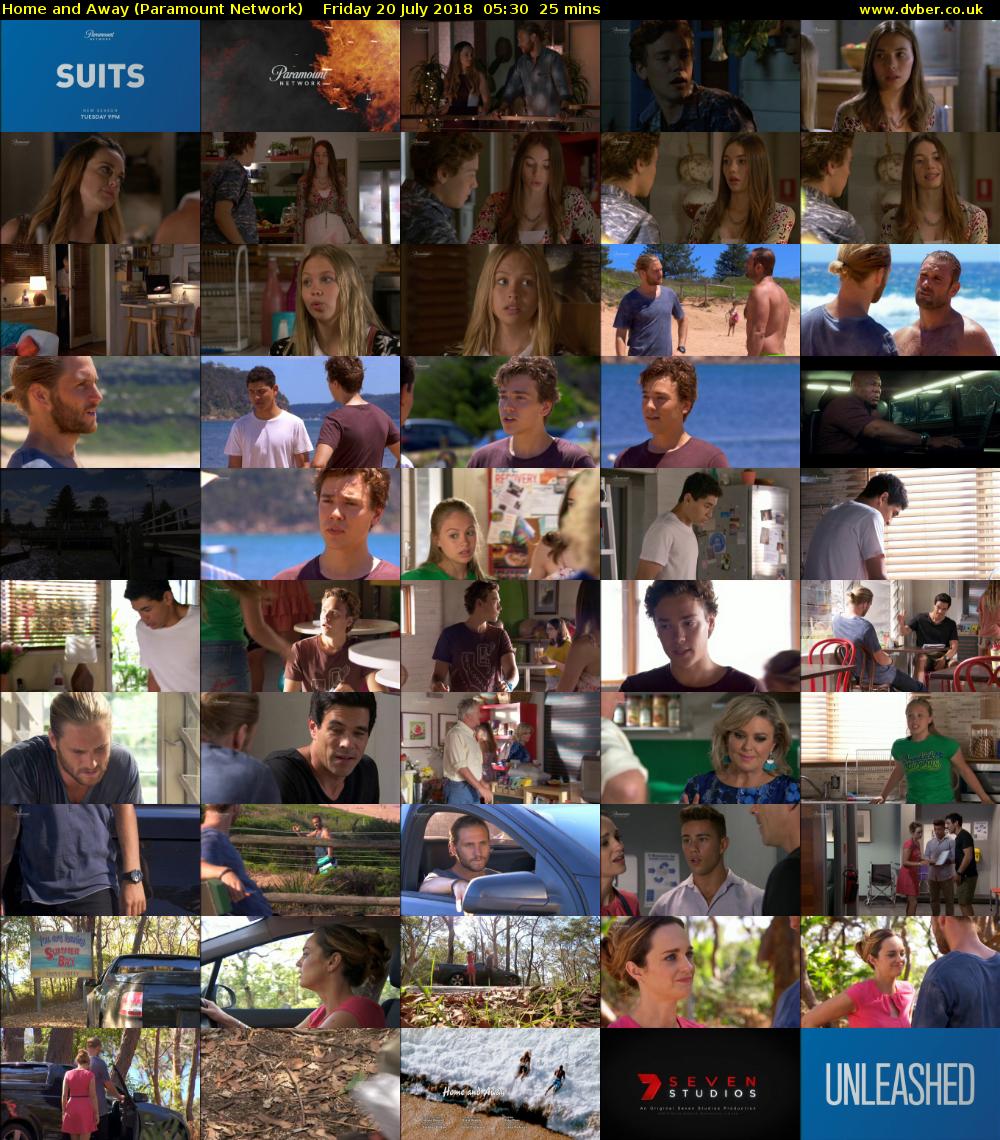 Home and Away (Paramount Network) Friday 20 July 2018 05:30 - 05:55