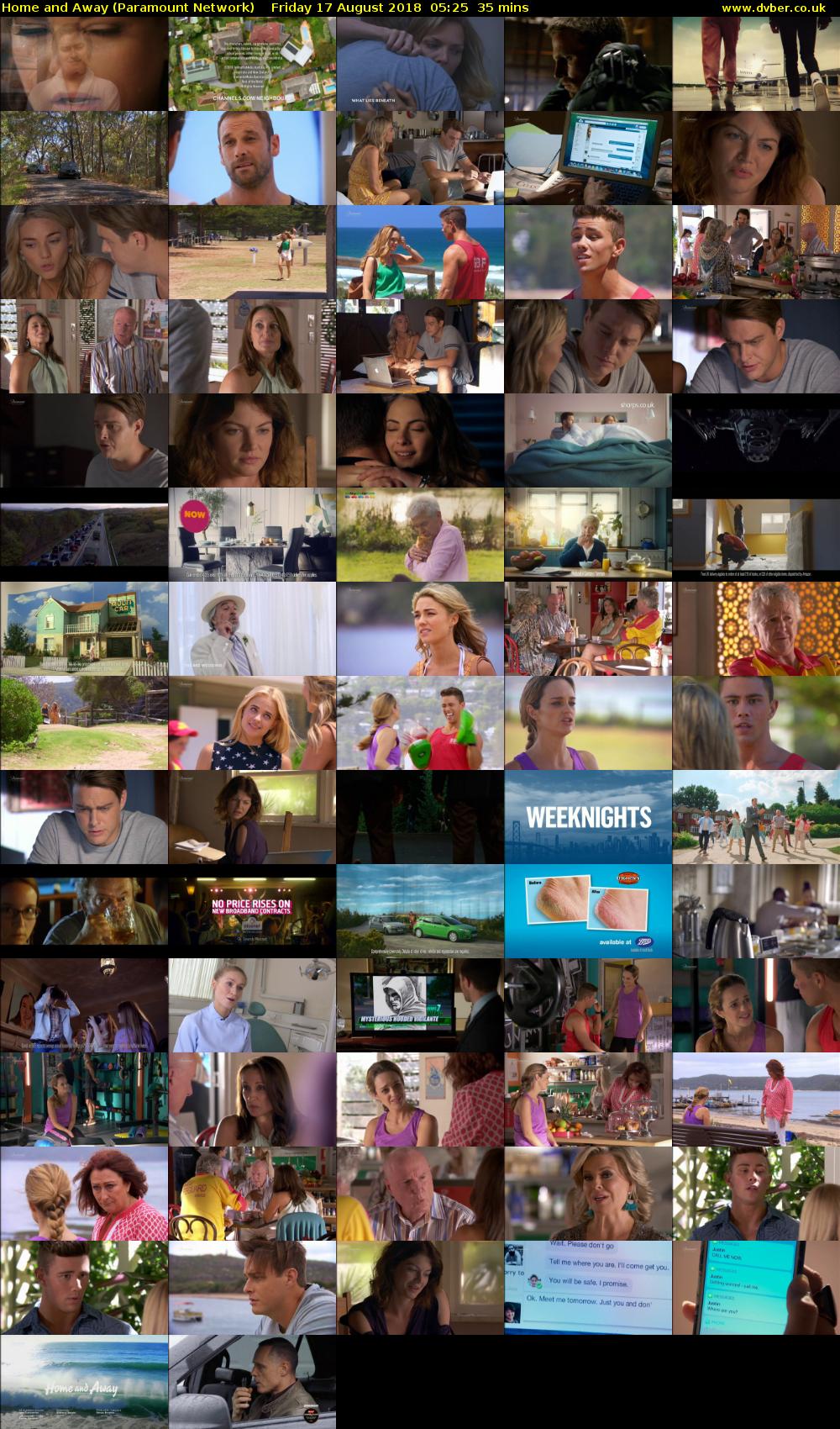 Home and Away (Paramount Network) Friday 17 August 2018 05:25 - 06:00
