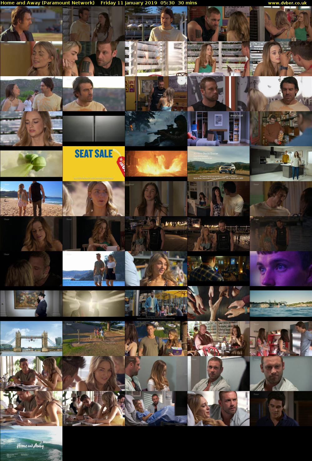 Home and Away (Paramount Network) Friday 11 January 2019 05:30 - 06:00