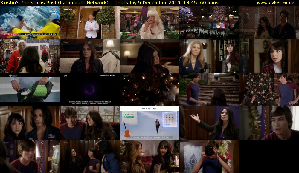 Kristin's Christmas Past (Paramount Network) Thursday 5 December 2019 13:45 - 14:45