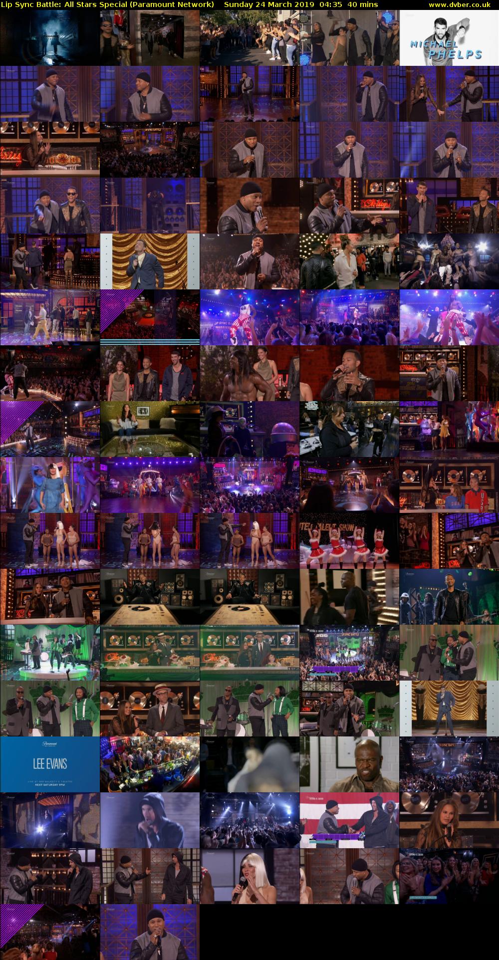 Lip Sync Battle: All Stars Special (Paramount Network) Sunday 24 March 2019 04:35 - 05:15