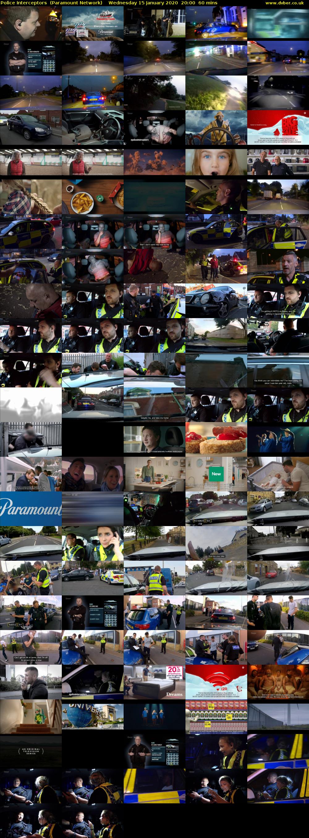 Police Interceptors  (Paramount Network) Wednesday 15 January 2020 20:00 - 21:00