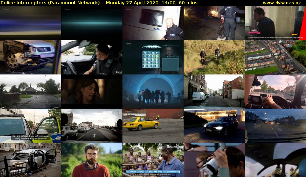 Police Interceptors (Paramount Network) Monday 27 April 2020 14:00 - 15:00