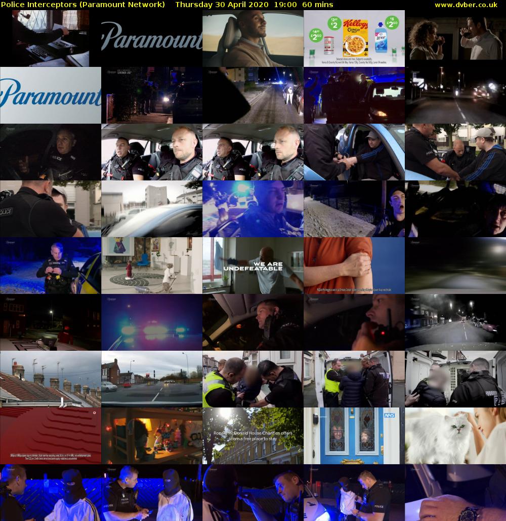 Police Interceptors (Paramount Network) Thursday 30 April 2020 19:00 - 20:00