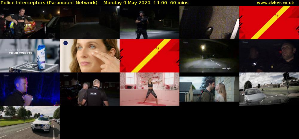 Police Interceptors (Paramount Network) Monday 4 May 2020 14:00 - 15:00