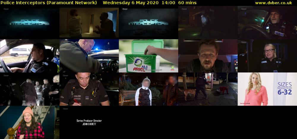 Police Interceptors (Paramount Network) Wednesday 6 May 2020 14:00 - 15:00