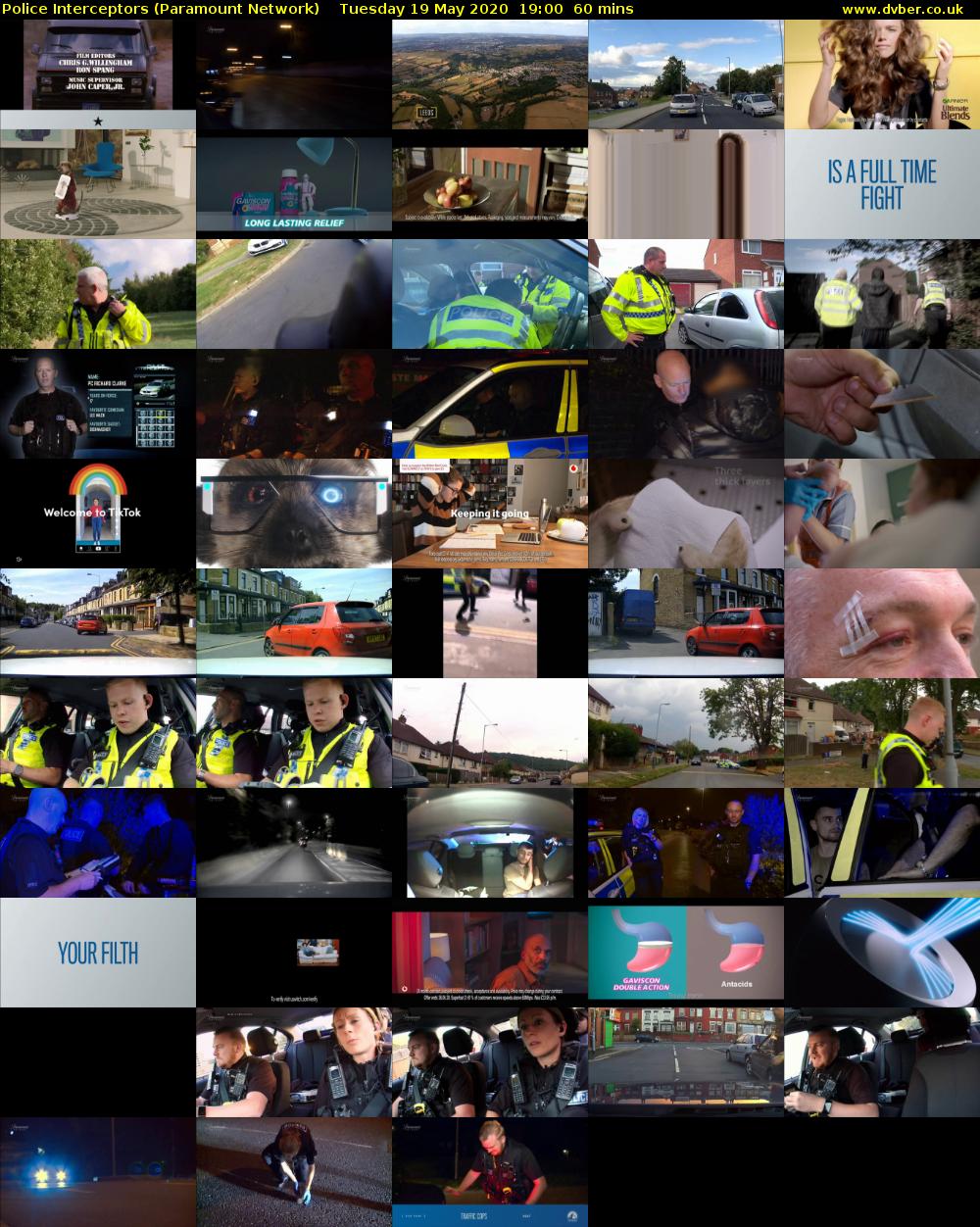 Police Interceptors (Paramount Network) Tuesday 19 May 2020 19:00 - 20:00