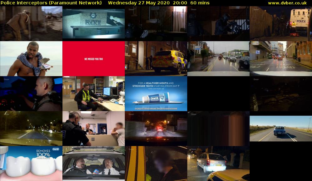 Police Interceptors (Paramount Network) Wednesday 27 May 2020 20:00 - 21:00
