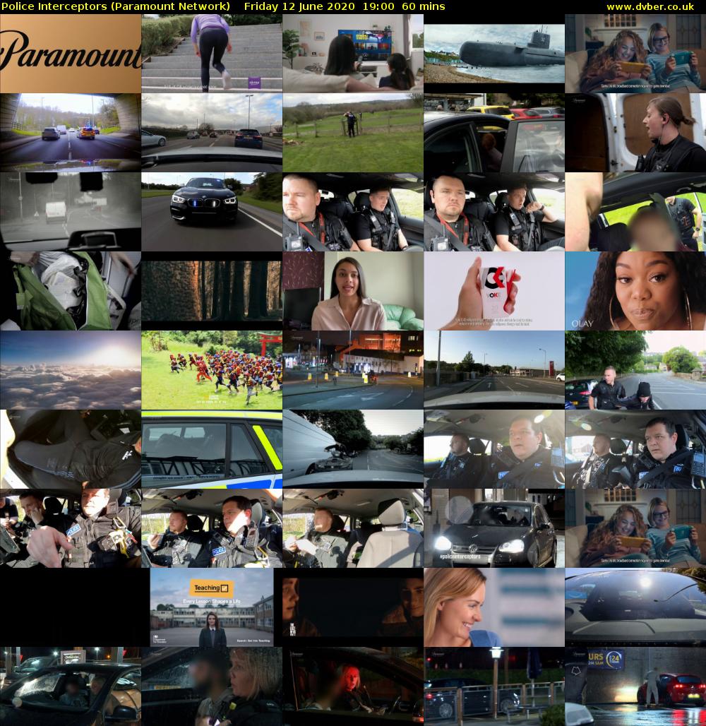 Police Interceptors (Paramount Network) Friday 12 June 2020 19:00 - 20:00