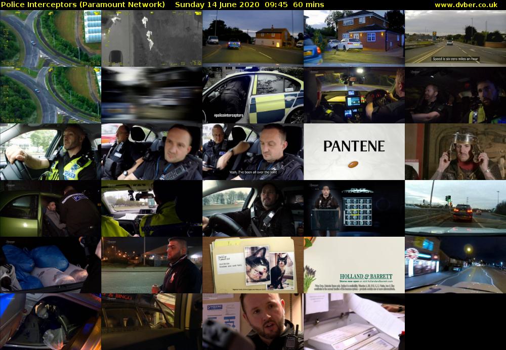 Police Interceptors (Paramount Network) Sunday 14 June 2020 09:45 - 10:45