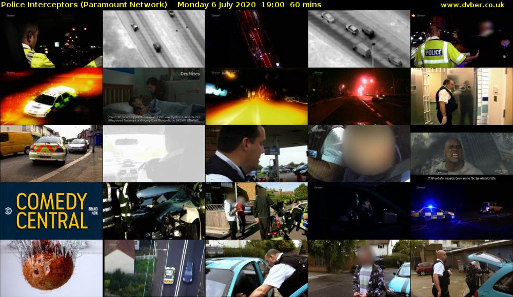 Police Interceptors (Paramount Network) Monday 6 July 2020 19:00 - 20:00