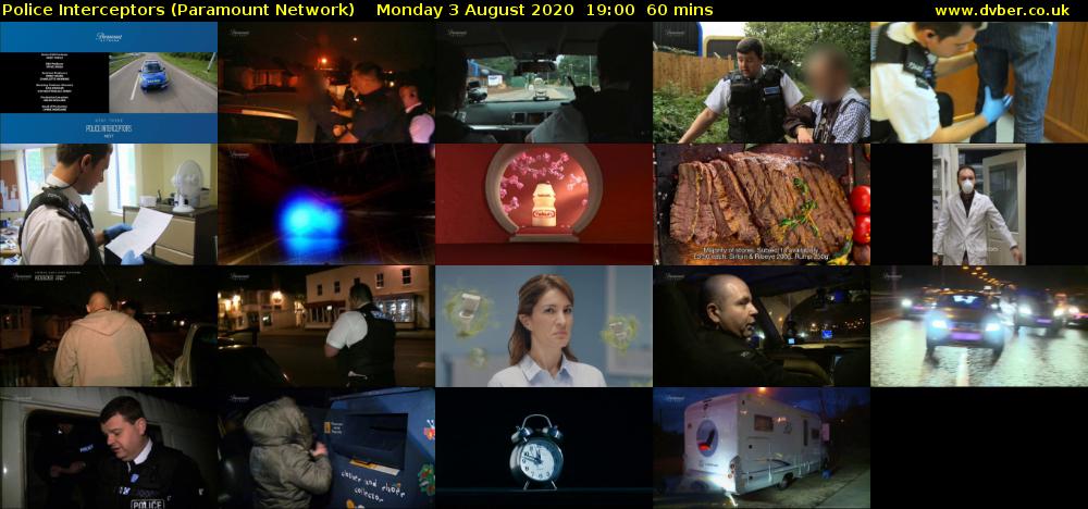 Police Interceptors (Paramount Network) Monday 3 August 2020 19:00 - 20:00
