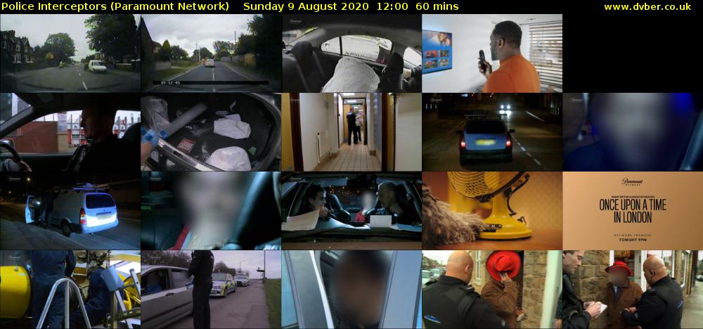 Police Interceptors (Paramount Network) Sunday 9 August 2020 12:00 - 13:00