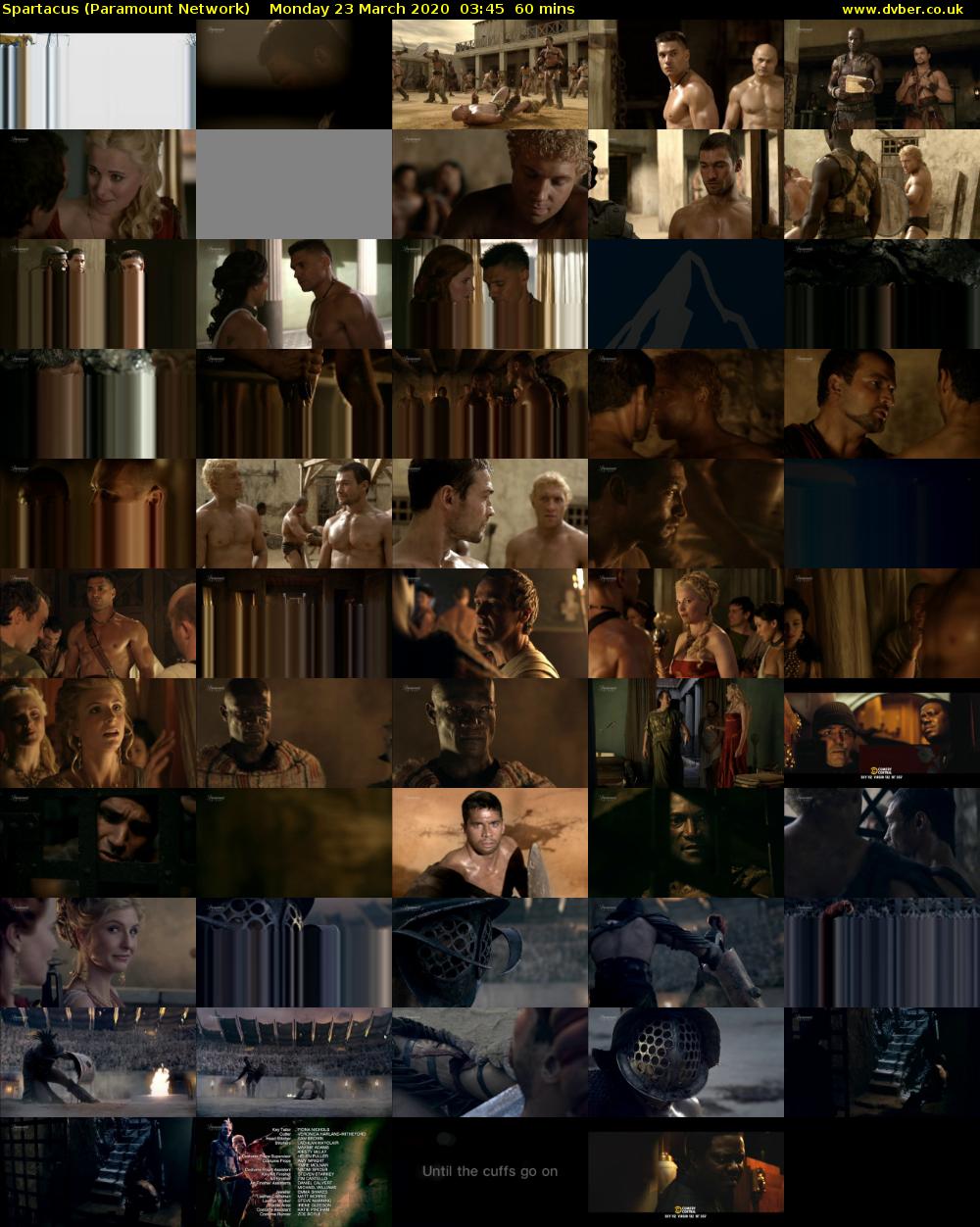 Spartacus (Paramount Network) Monday 23 March 2020 03:45 - 04:45
