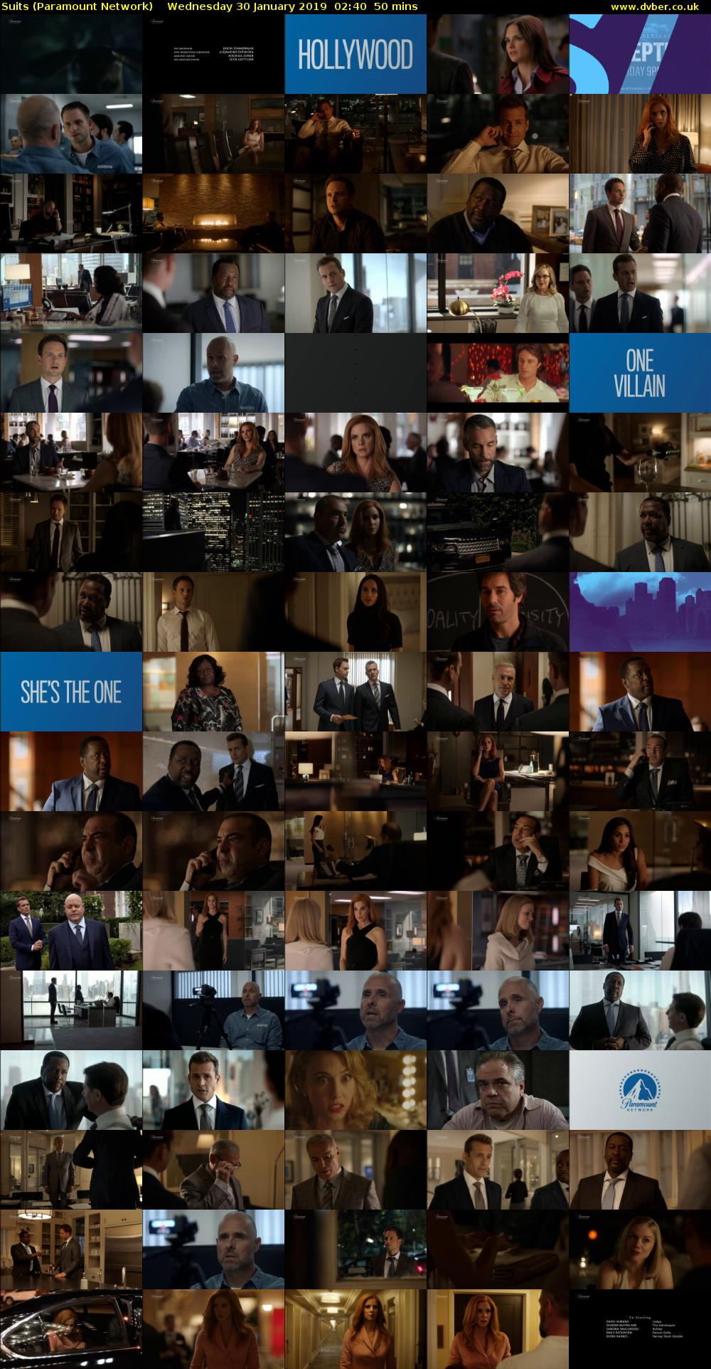 Suits (Paramount Network) Wednesday 30 January 2019 02:40 - 03:30